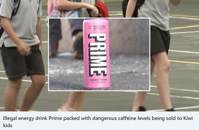 Parents Warned Over Prime Energy Drink